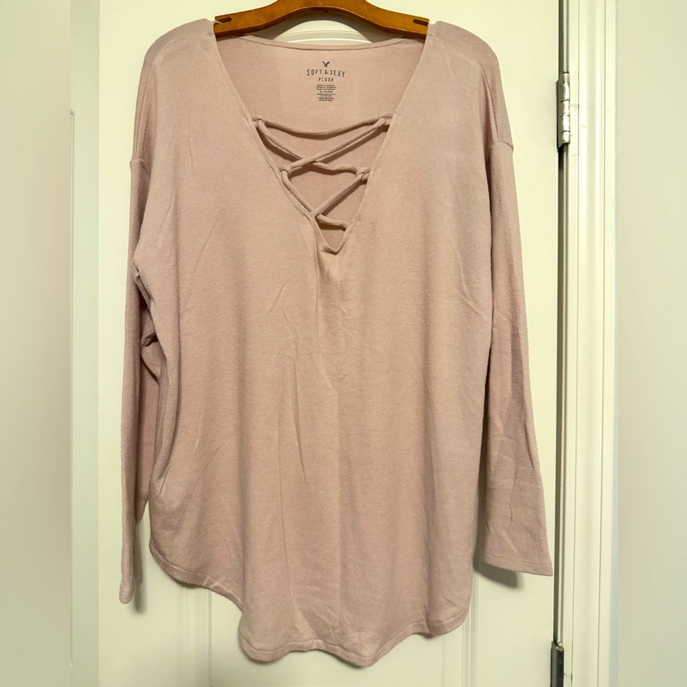 Soft pink sweater